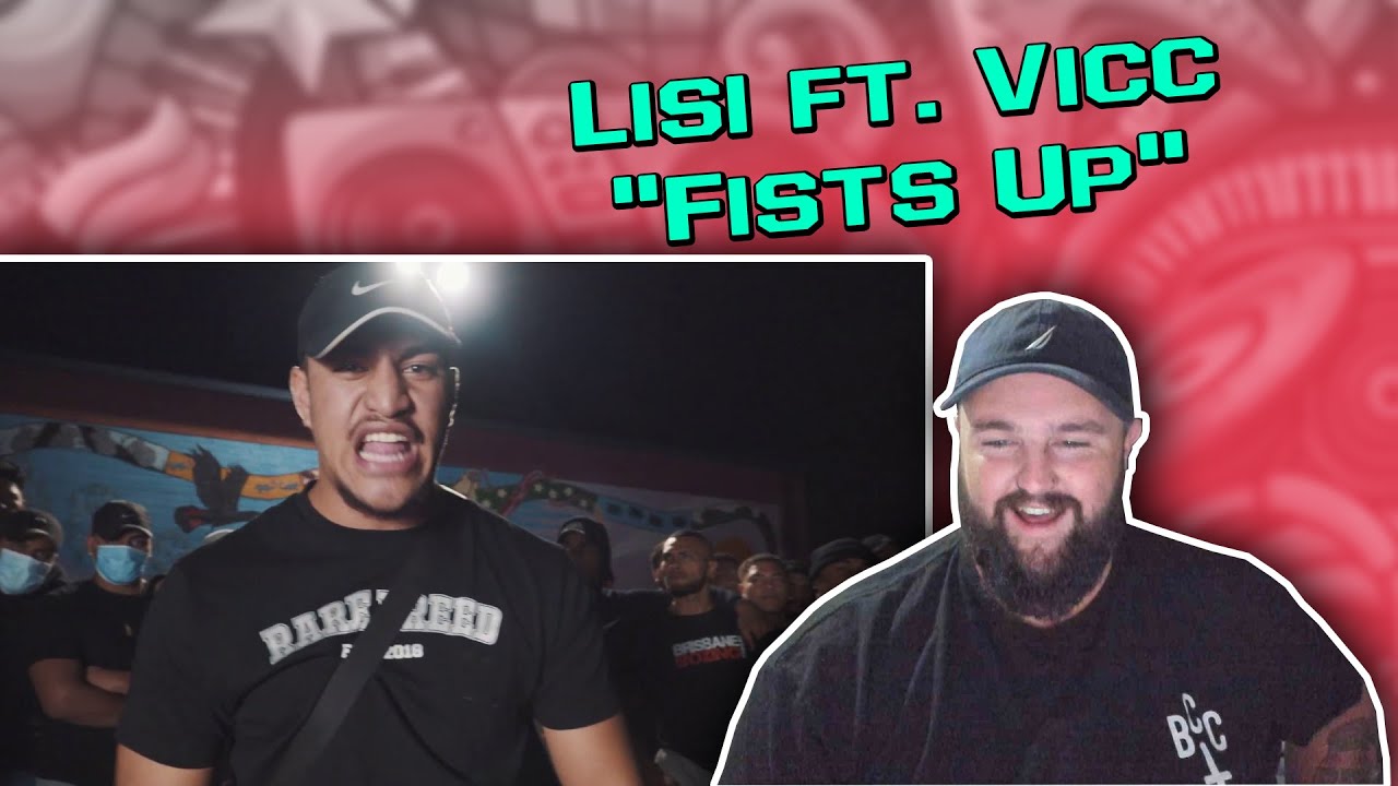 Lisi is on Fire! // Lisi Ft. Vicc - Fists Up (REACTION) // Australian Reaction