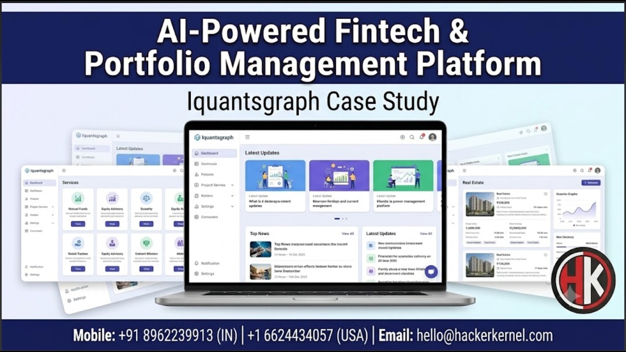 AI-Powered Fintech & Portfolio Management Platform | Full System Demo