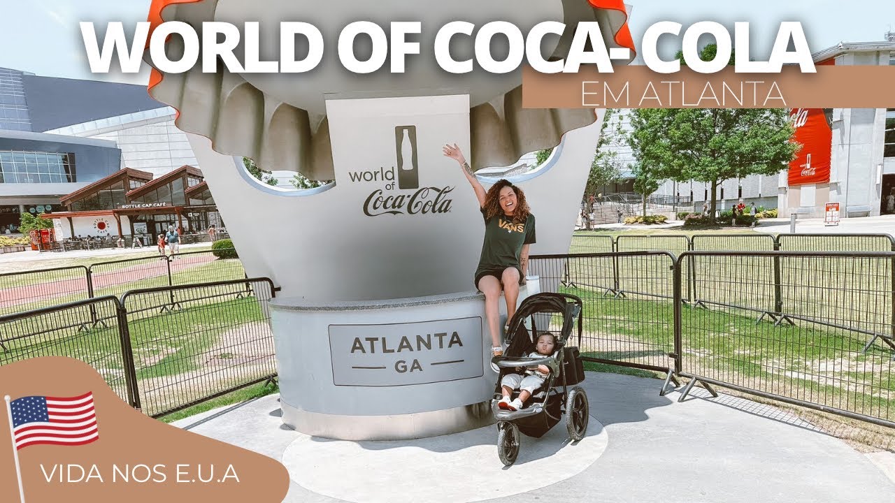 MUNDO DA COCA-COLA EM ATLANTA | Provamos refrigerantes de vários países #worldofcocacola