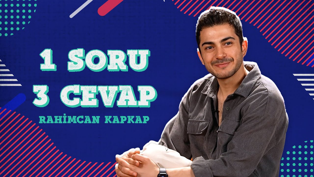 #KızılcıkŞerbeti’nin Metehan'ı Rahimcan Kapkap ile 1️⃣ Soru 3️⃣ cevap 🤩