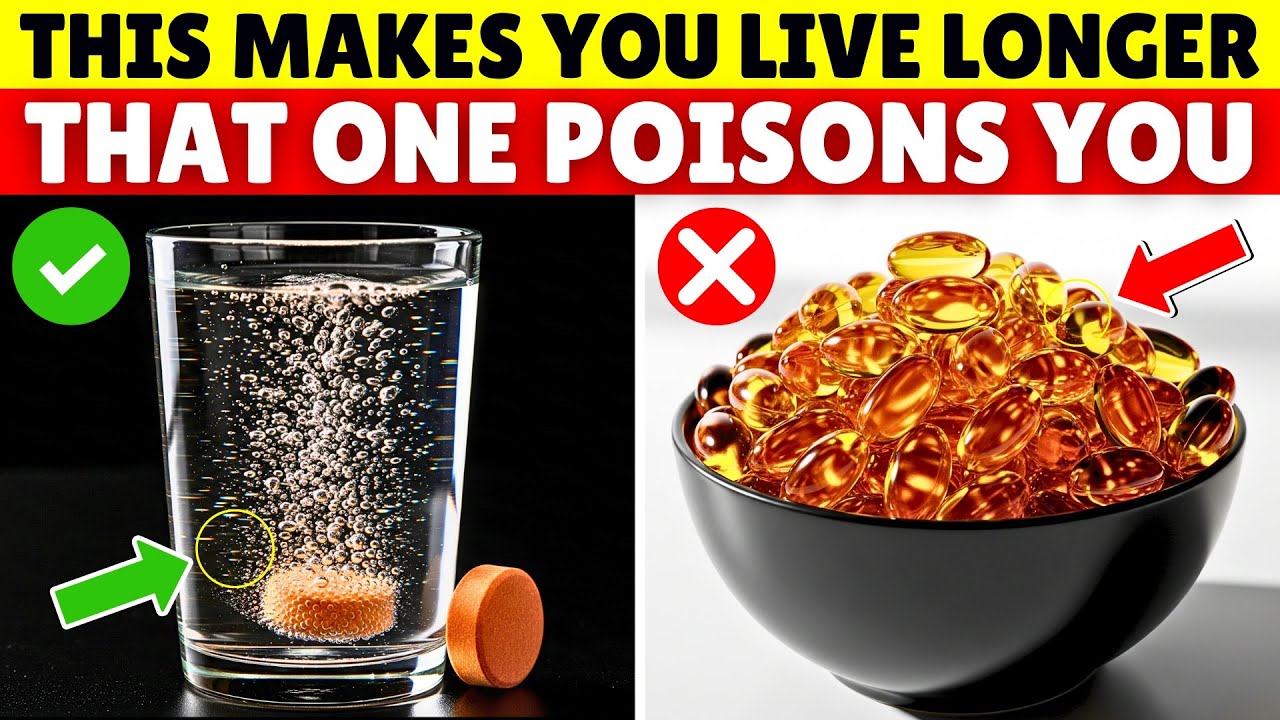 Over 60? 4 Dangerous Vitamins You Should NEVER Take and 4 You Should Take Daily | Senior Health Tips