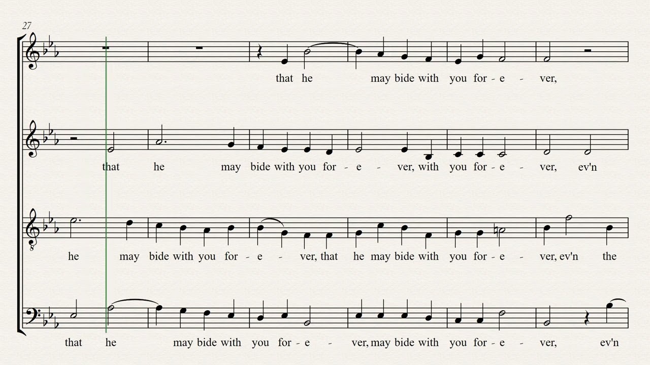 Thomas Tallis - If Ye Love Me (SOPRANO GUIDE)