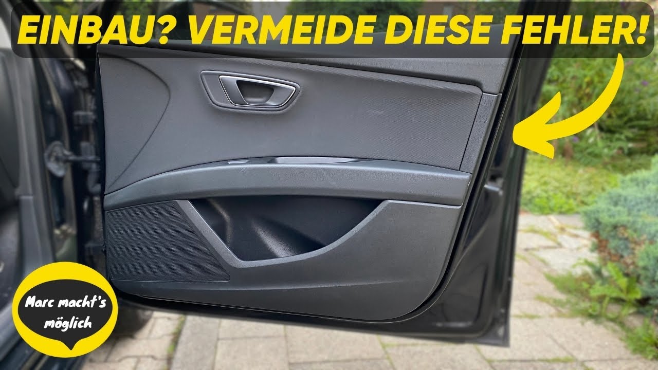 Türverkleidung spaltfrei & klapperfrei MONTIEREN Seat Leon 5F MOUNTING door panel | Audi VW SEAT