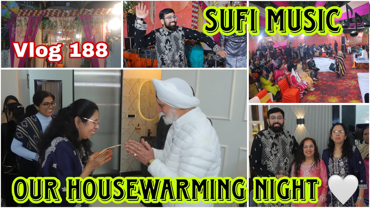 Our Housewarming Night🤍 || Magical Sufi Music🎶 || Vlog 188 || Divinesoul Vlogs 