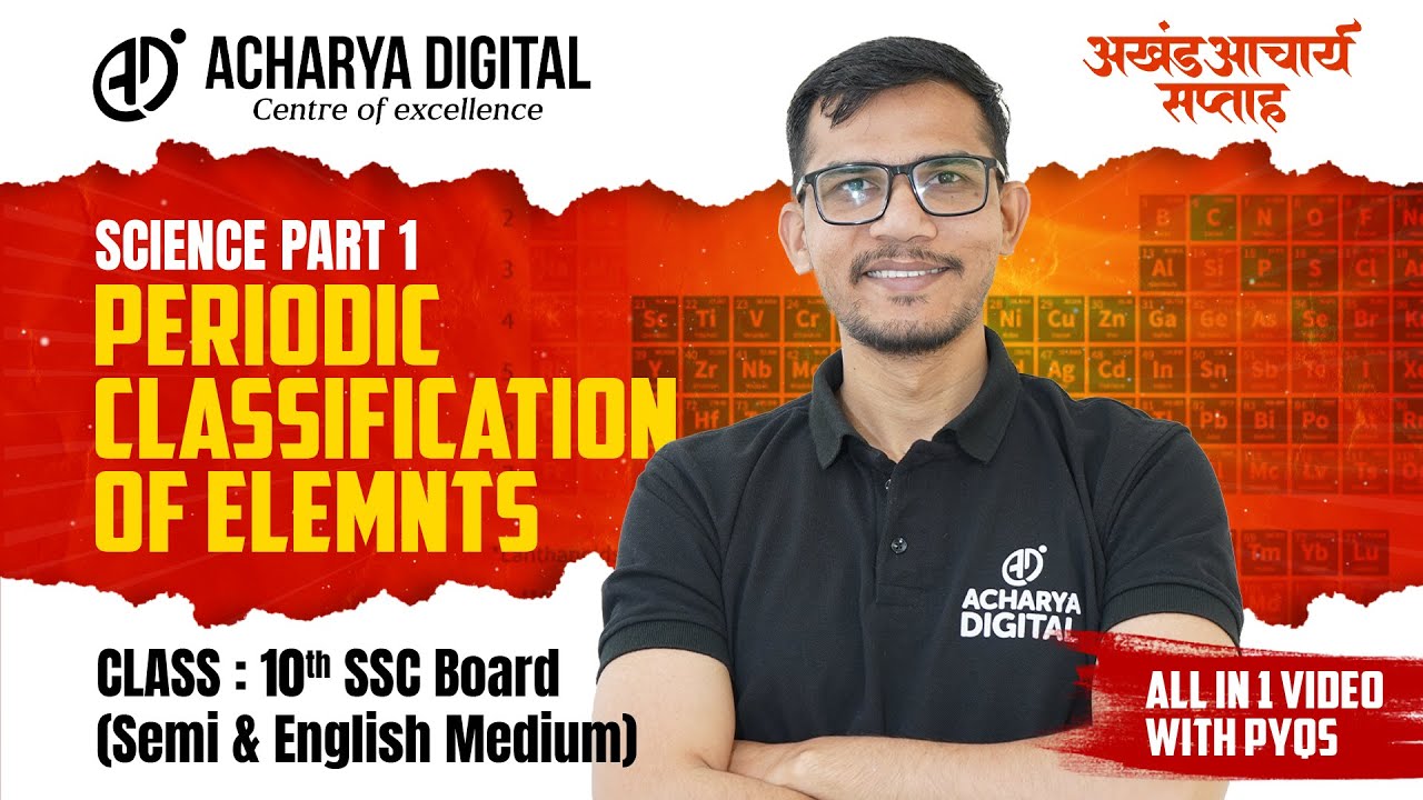 Class 10th | Science 1 | Periodic Classification of Elements