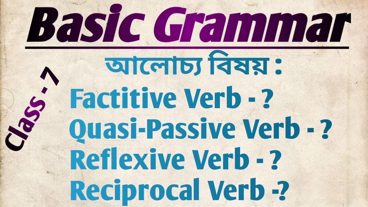 Basic Grammar for Beginners Part- 7 // সহজ বাংলায়