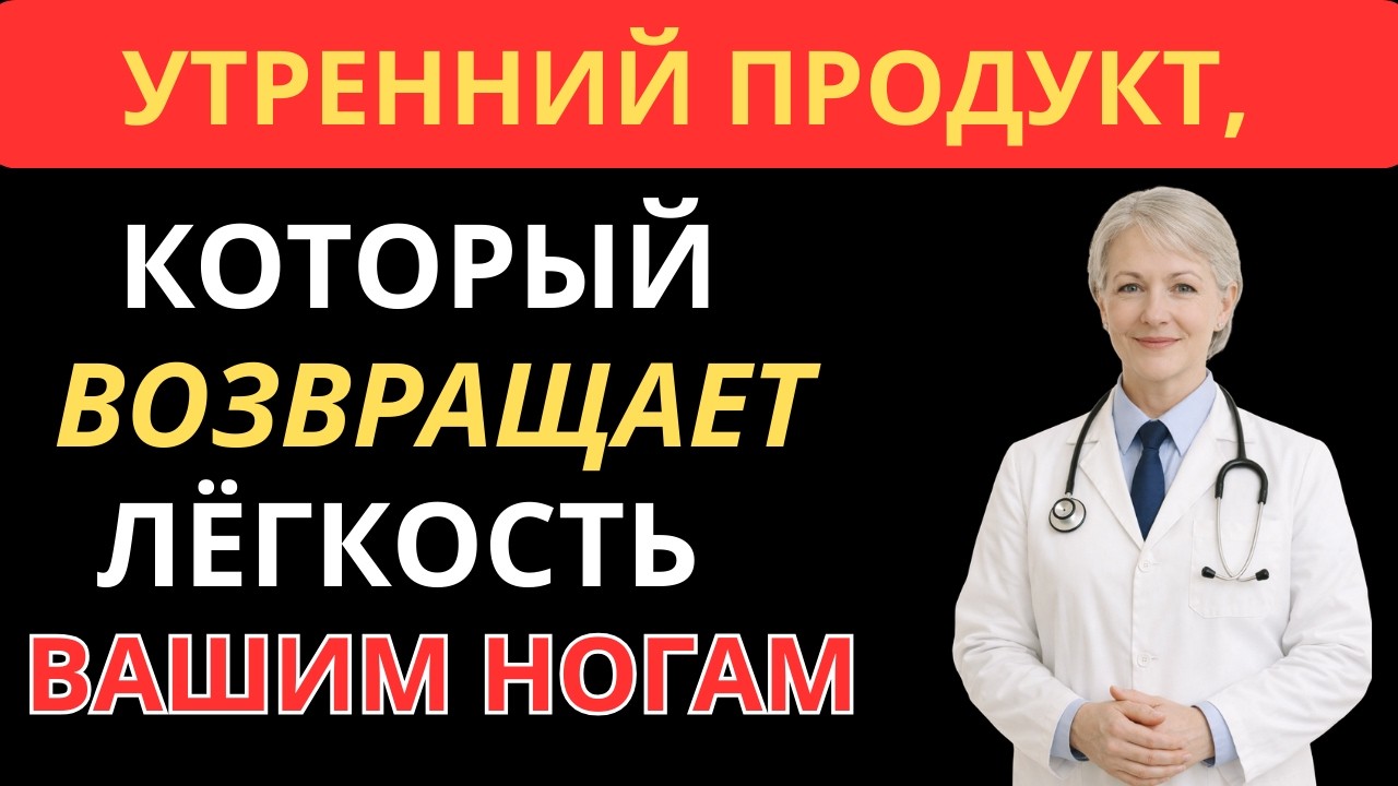 Ешьте это по утрам — и ваши ноги станут снова сильными! |Здоровье в зрелости