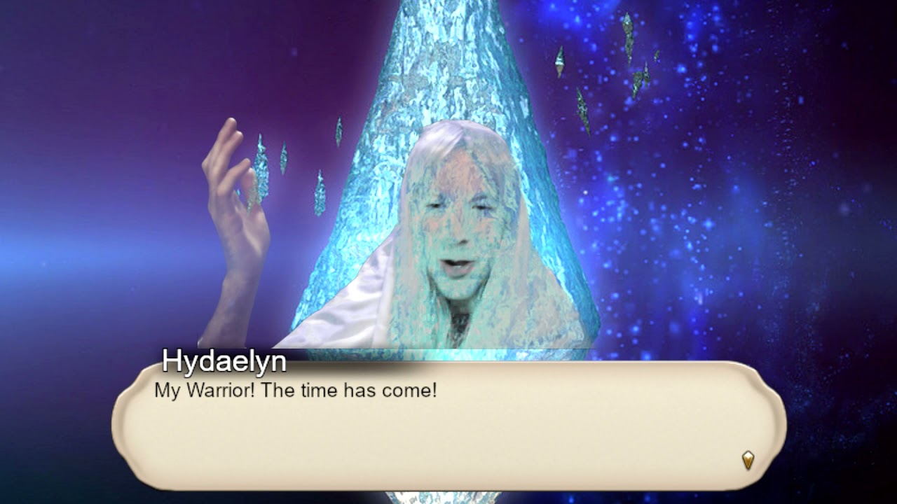 Hydaelyn welcoming new Warriors of Light into FFXIV