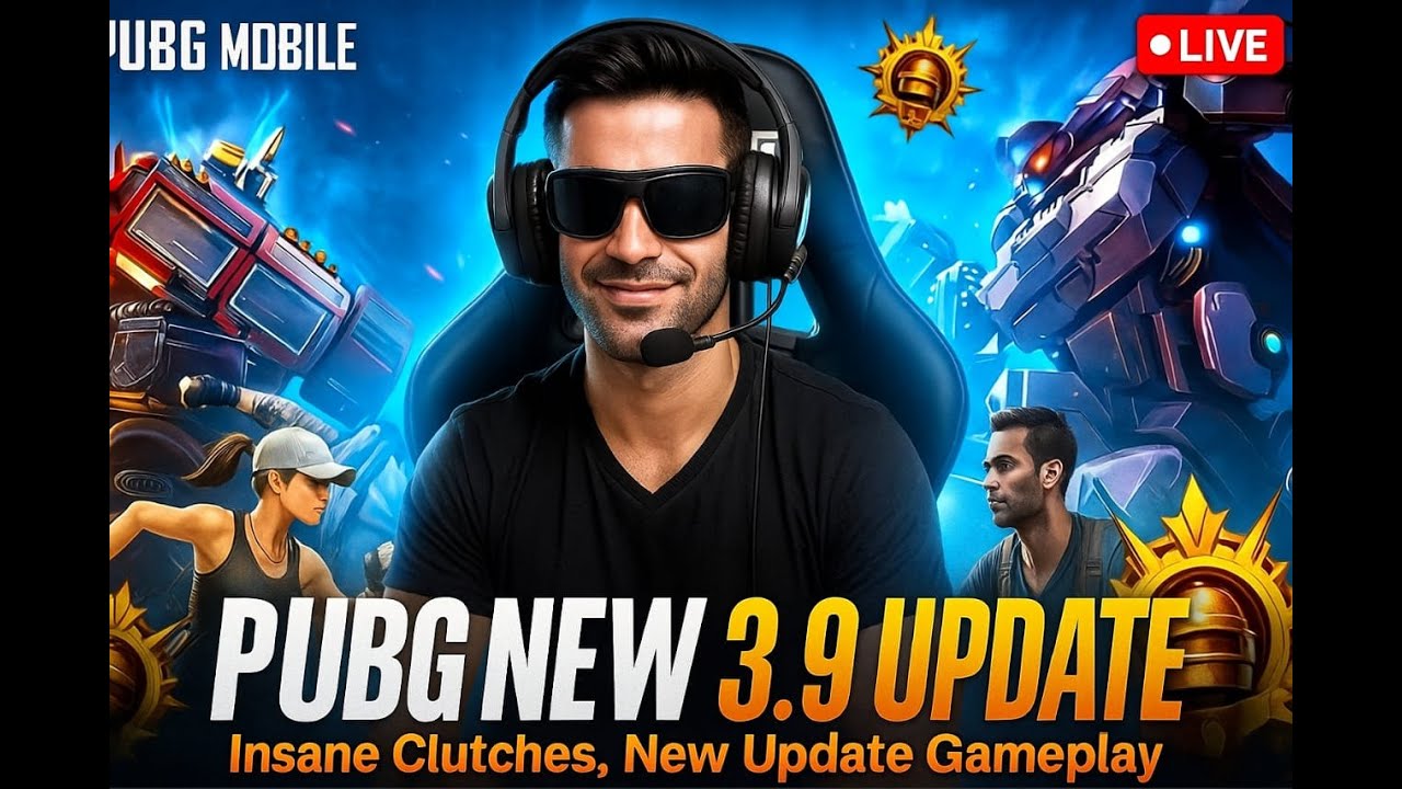 🔥PUBG 3.9 LIVE - Insane Clutches, New update Gameplay 🔴 #pubg3.9 #pubglive #pubgmobile