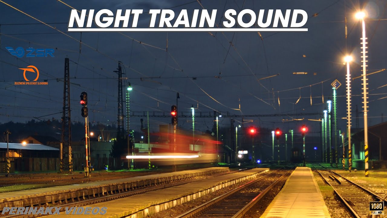Jazda nočným vlakom ► Train Ride Sounds for Sleep & Relax ► 🚋