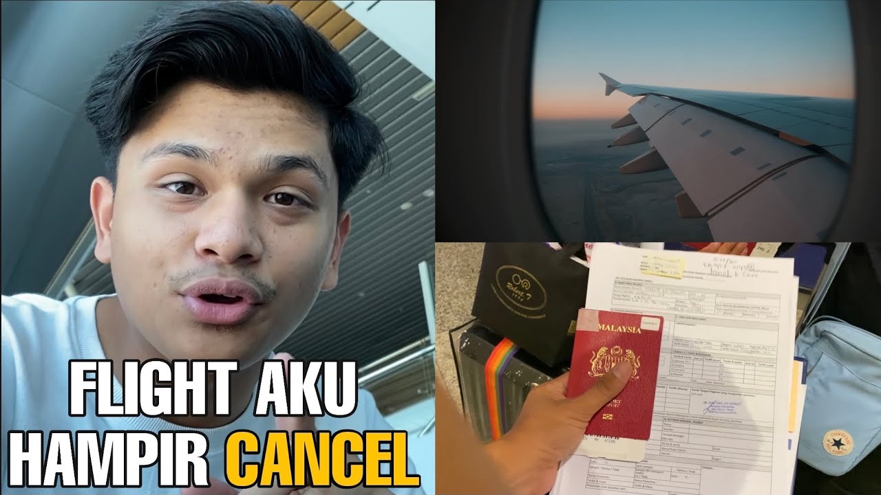 VLOG BALIK MESIR !! *flight hampir cancel”