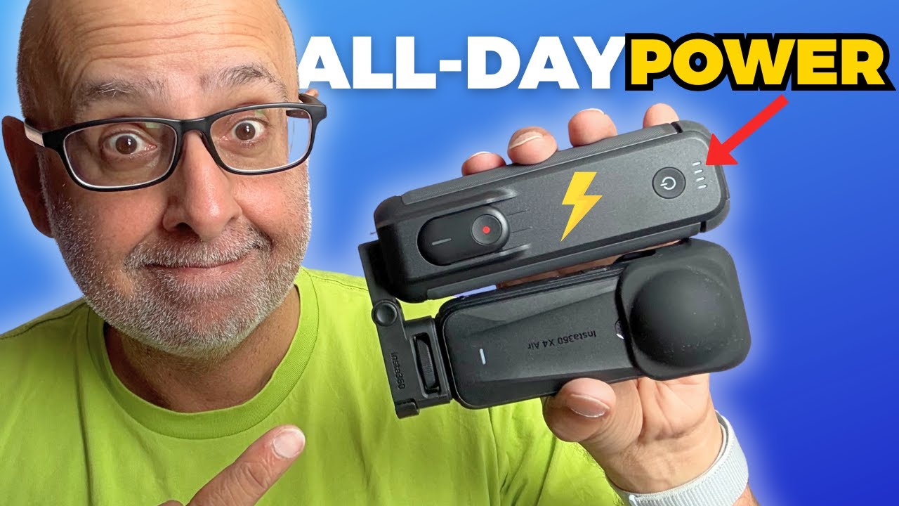 Insta360 X5 FOMO Power Handle | Battery, Tripod & Remote in One