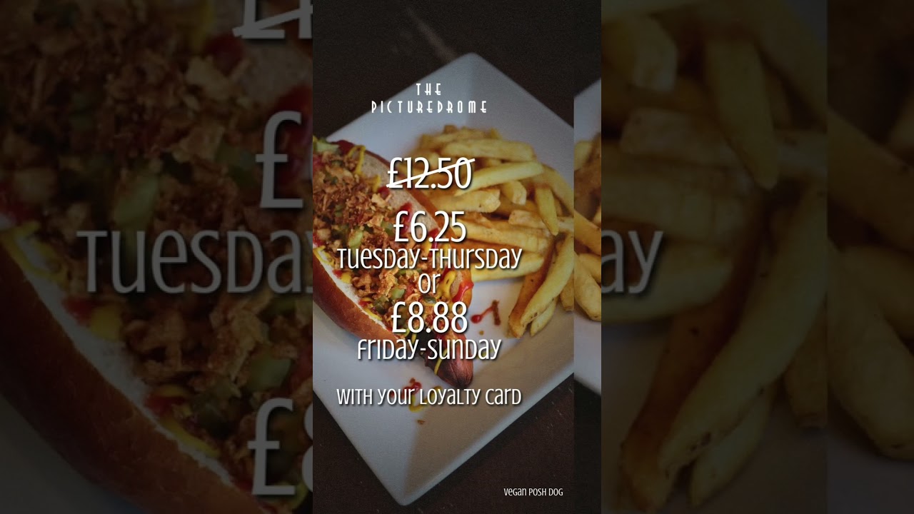 🚨 50% OFF FOOD WITH YOUR PICTUREDROME LOYALTY CARD! 🚨 Valid May-June only!
