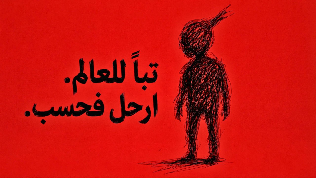تبا للعالم. ارحل فحسب
