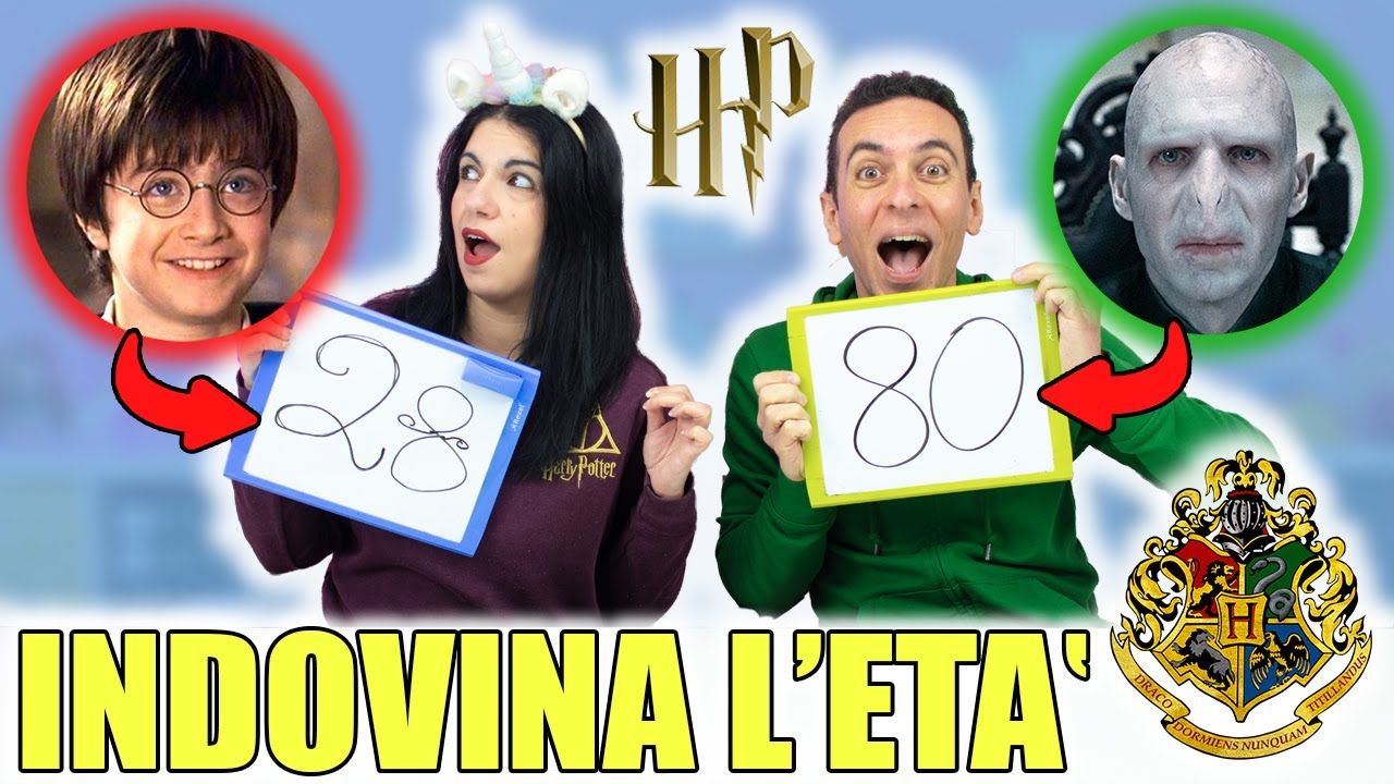 INDOVINA L'ETÀ DEI PERSONAGGI DI HARRY POTTER - Guess the age #12