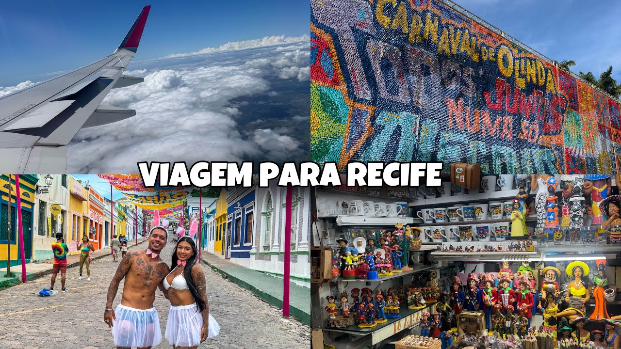 VIAGEM PARA RECIFE | PRIMEIRA VEZ VIAJANDO DE AVIÃO + CURTIMOS O CARNAVAL DE OLINDA