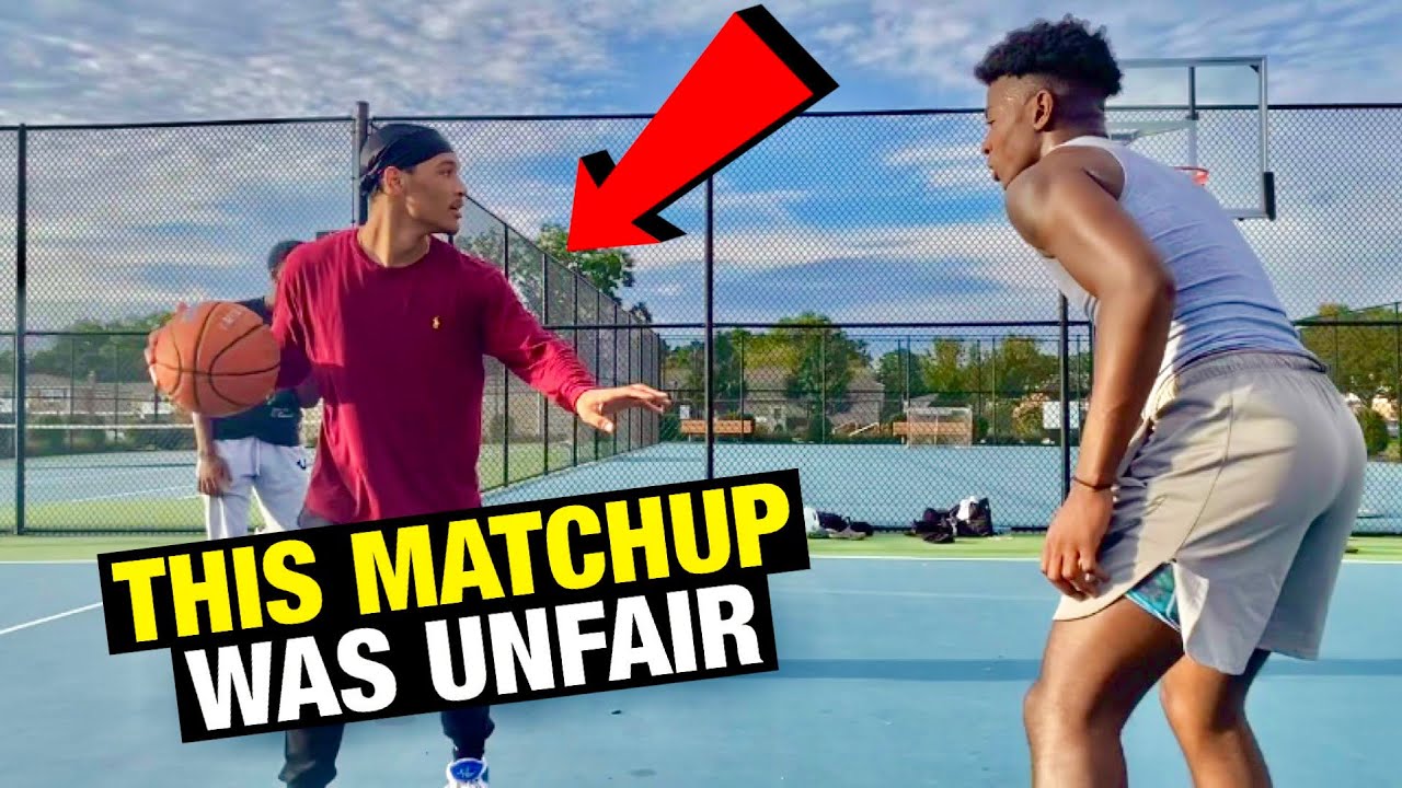 THIS 2V2 BASKETBALL GAME GOT HEATED… 👀🏀