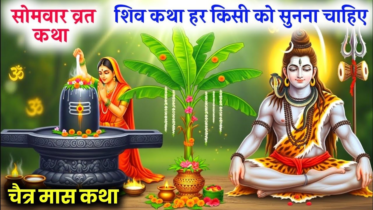 पाप नष्ट करने वाली सोमवार व्रत कथा | Somvar Ki vrat Katha | Somvar Vrat Katha | Bhakti Video 