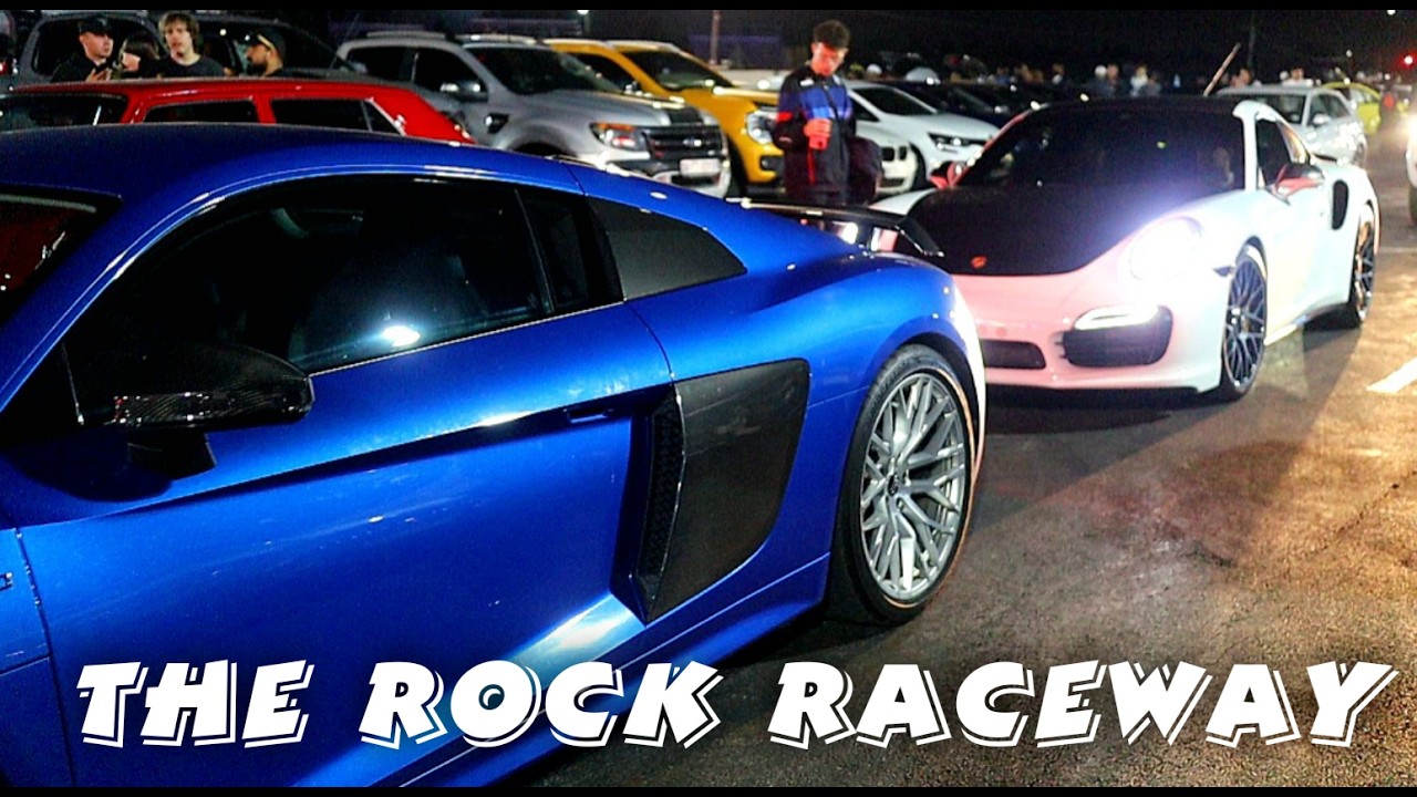 DRAG RACE | THE ROCK RACEWAY | Supercars, Sportcars, Modified, Porsche, R8, BMWs, AMGs, RS, Drifting
