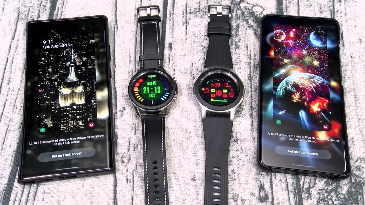 My Favorite Samsung Live Wallpapers and  Galaxy Watch Faces