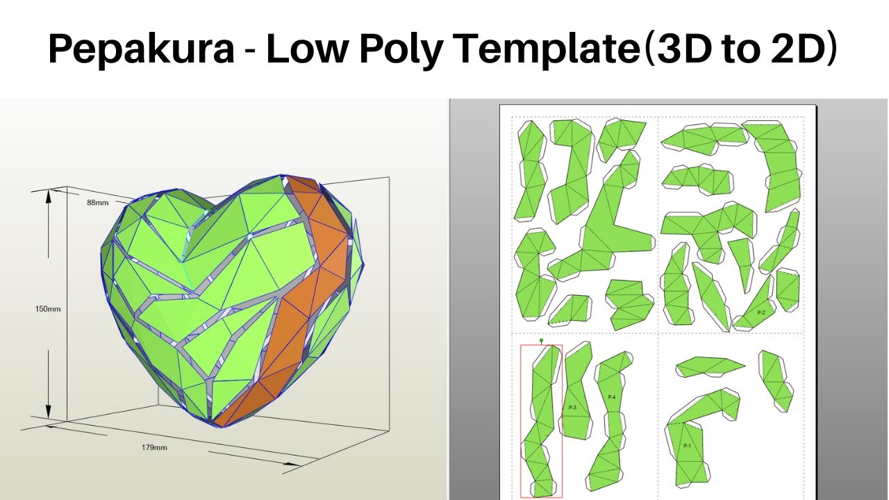Пошаговое руководство PEPAKURA | Как создать шаблон LOWPOLY для 3D-моделей | Учебное пособие по б...