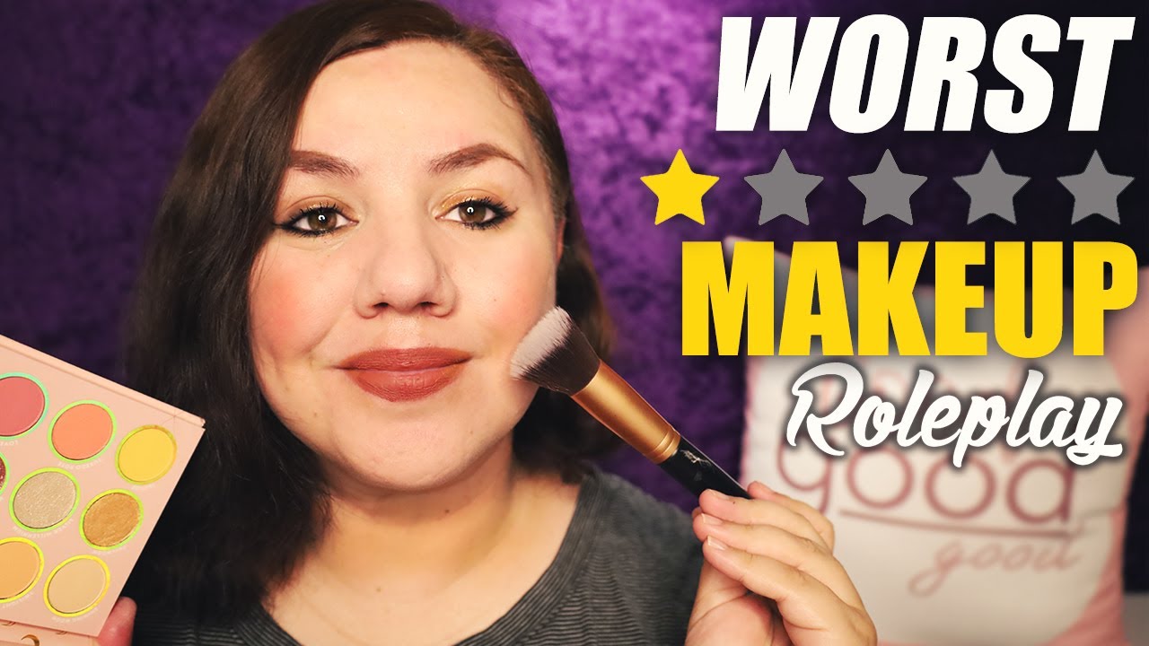 ASMR Worst Rated Makeup Artist Roleplay