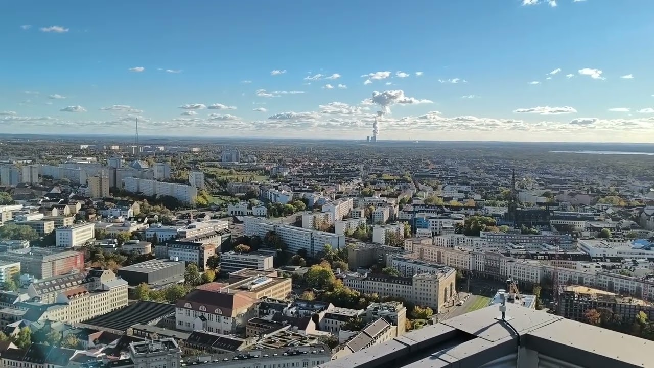 Leipzig von oben, Panorama-Tower Leipzig 