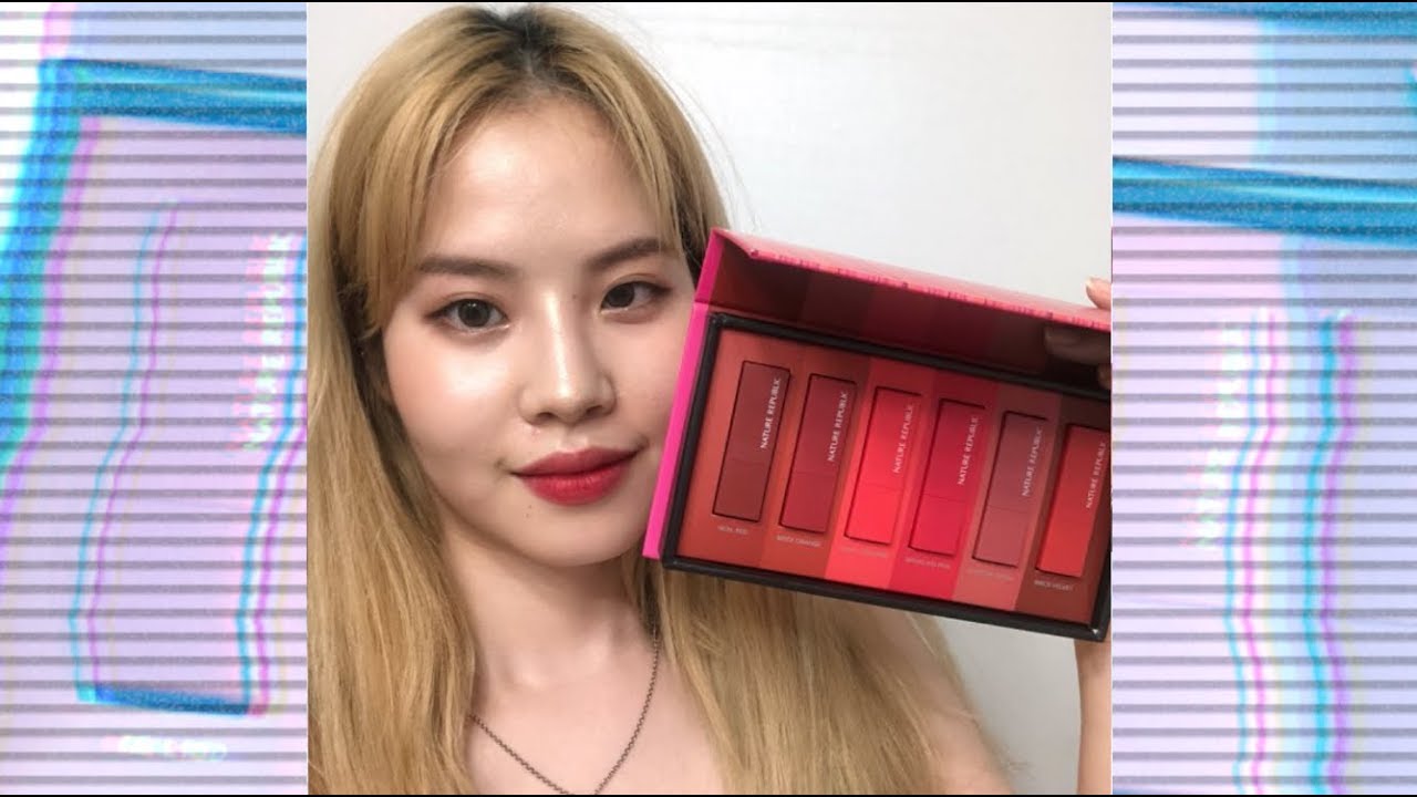 네이처리퍼블릭 미니 립키트 간단 리뷰 + 🍅두번째 채소가게 공지🍆 :: 채소(CHAESO)