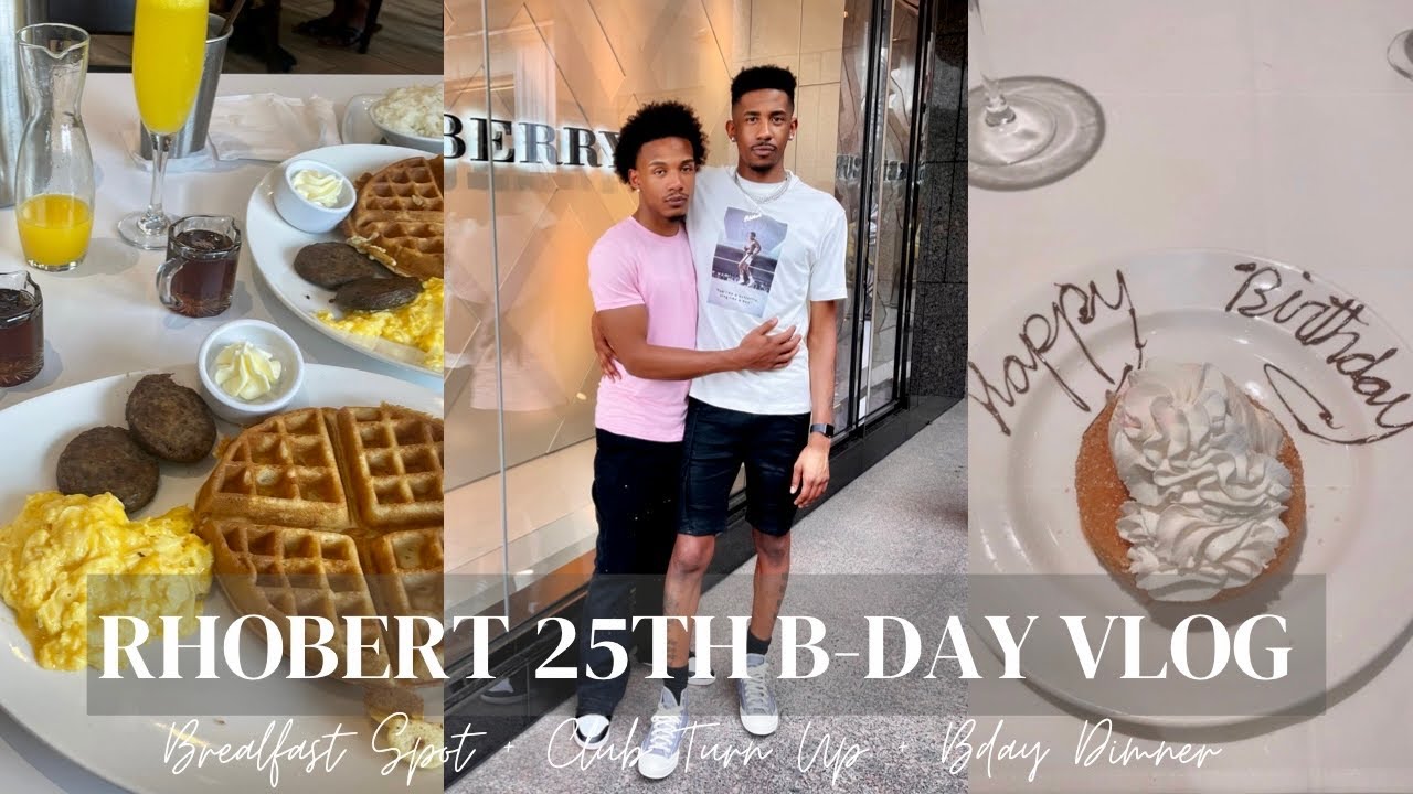 Vlog| Rhobert 25th Birthday Weekend In Houston | Dustin & Rhobert |
