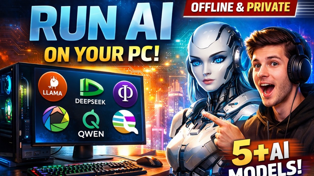 Run AI on your PC - No internet, No tracking