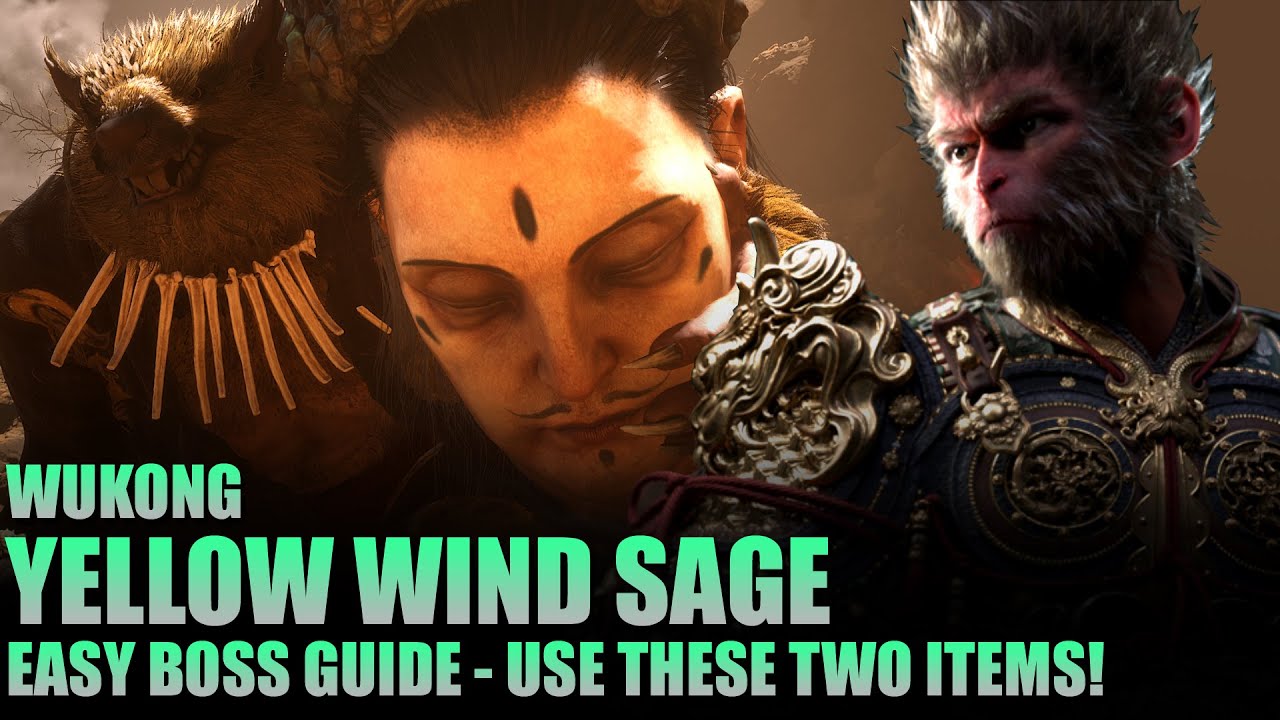 Как победить босса Yellow Wind Sage: Black Myth Wukong
