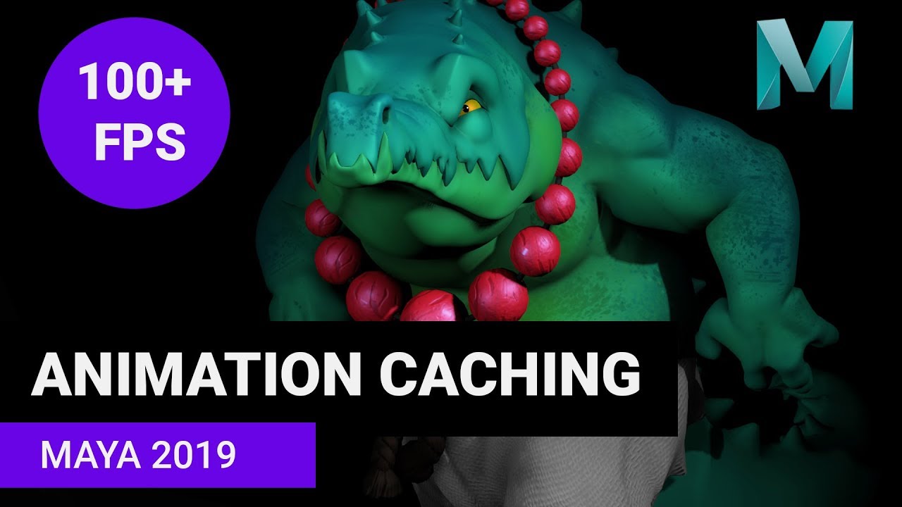 Animation Caching In Maya 2019!! 100fps +