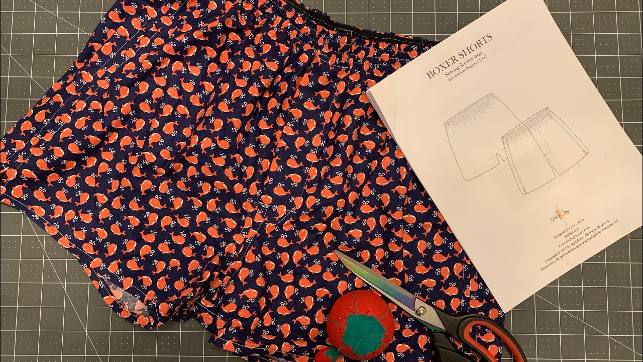 Atelier Joy Boxer Shorts Sewing Tutorial