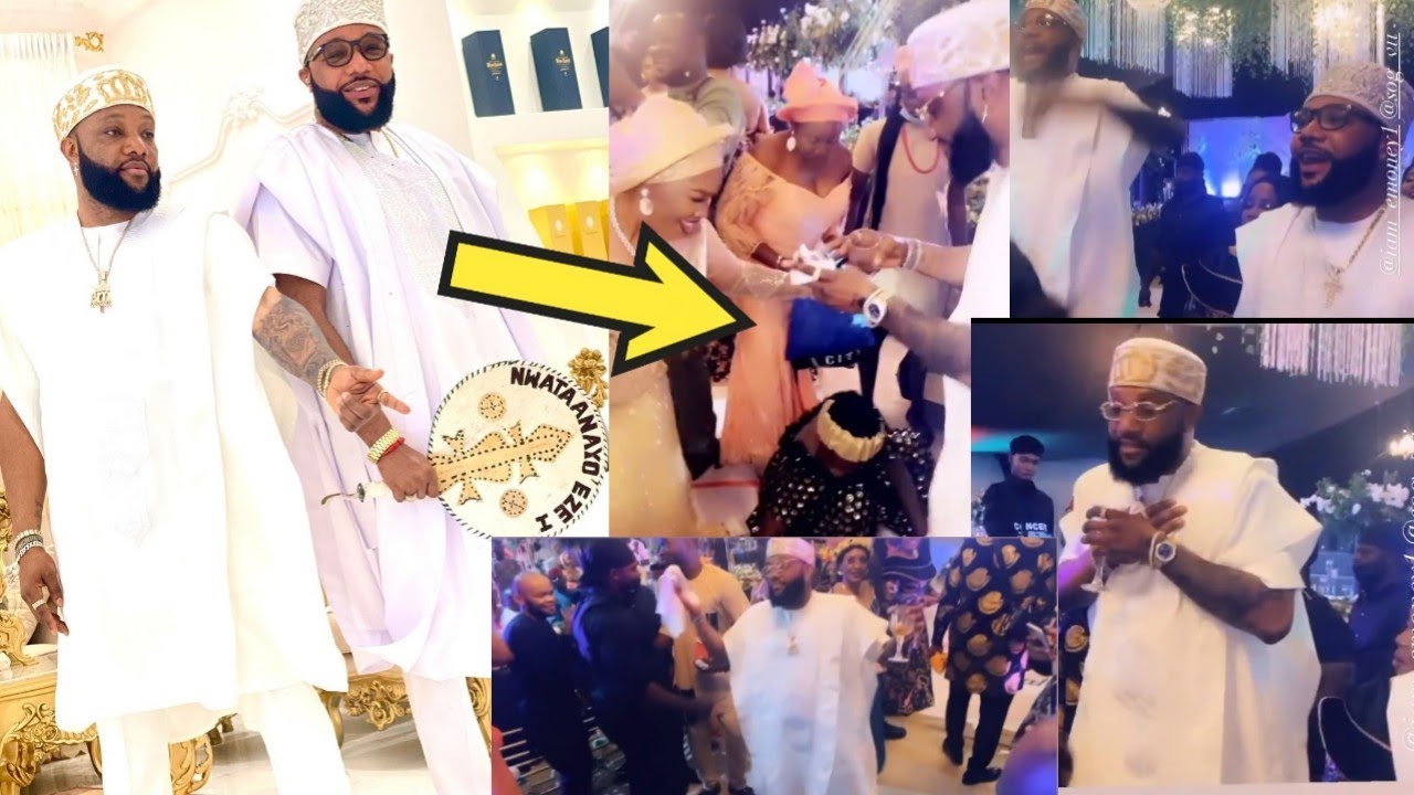 Lady Cr¥ As Billionaire Brothers Emoney And Kcee Storm Her Party In Surprise With Money Raining