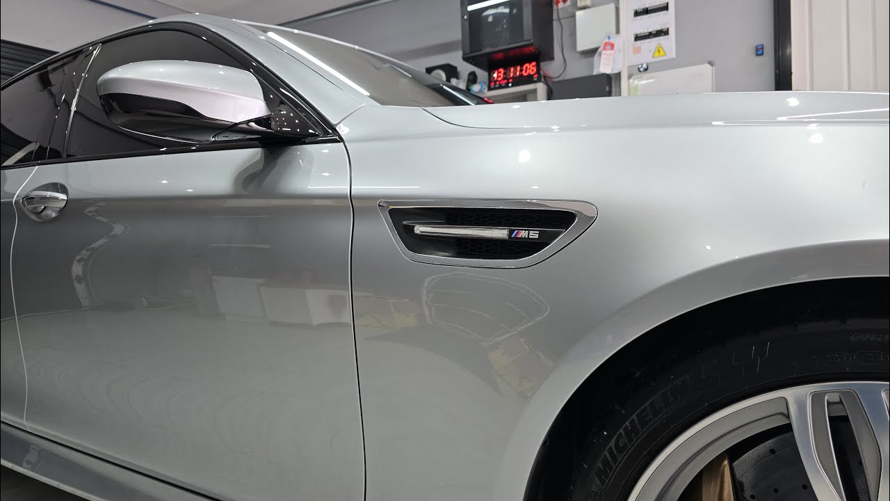 BMW M5 Pure Metal Edition (F10). Ceramic Coating & Wheels off
