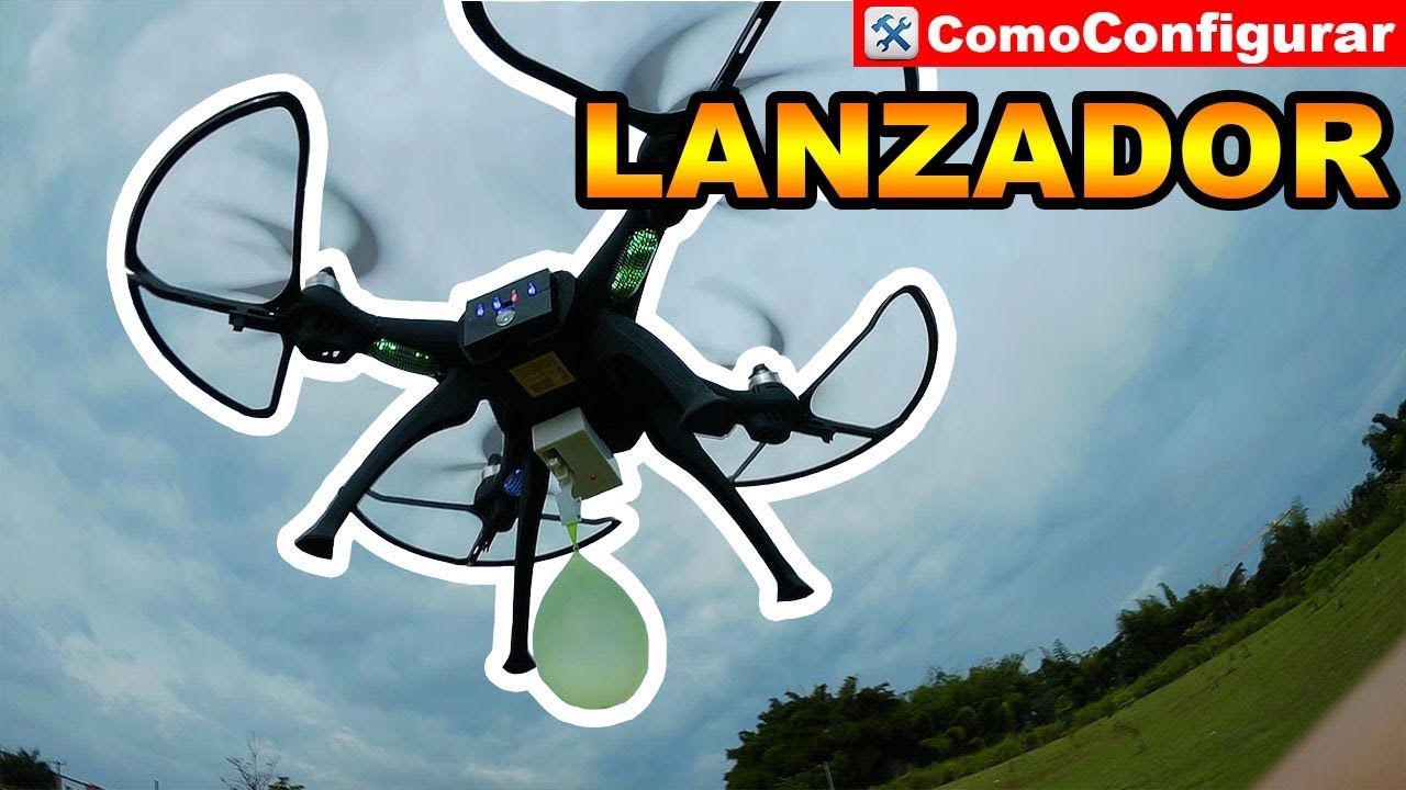 LANZADOR De Objetos Desde Un Drone - Drone Clip Object Launcher