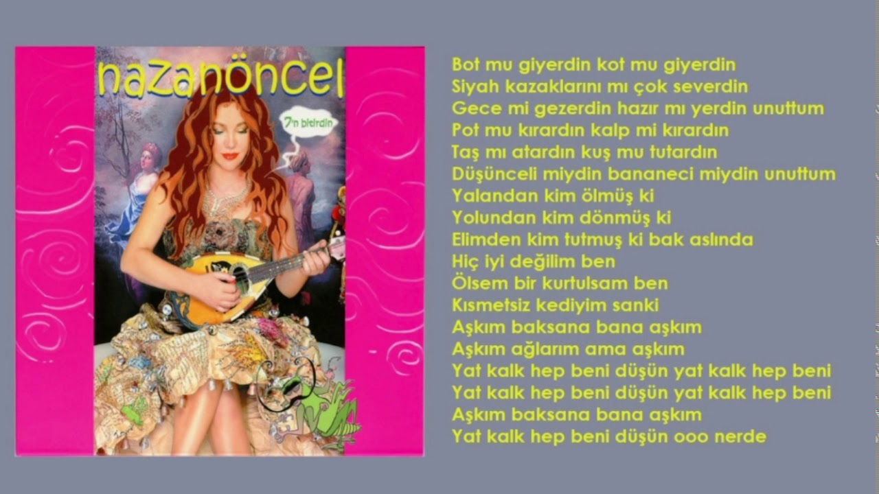 Nazan Öncel - Aşkım Baksana Bana (Orijinal Karaoke)
