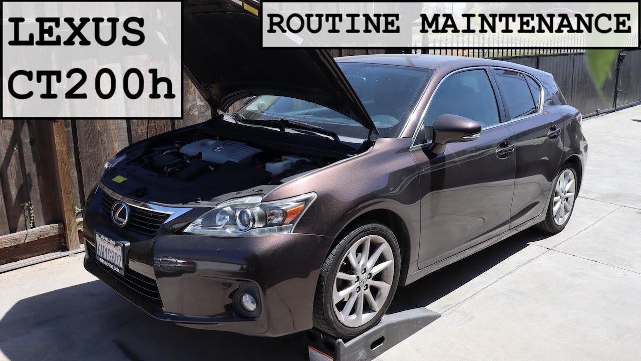 Lexus CT200h Routine Maintenance