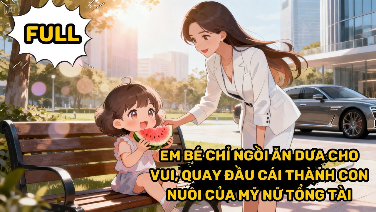 FULL PHẦN 1 - EM BÉ CHỈ NGỒI ĂN DƯA CHO VUI, QUAY ĐẦU CÁI THÀNH CON NUÔI CỦA MỸ NỮ TỔNG TÀI