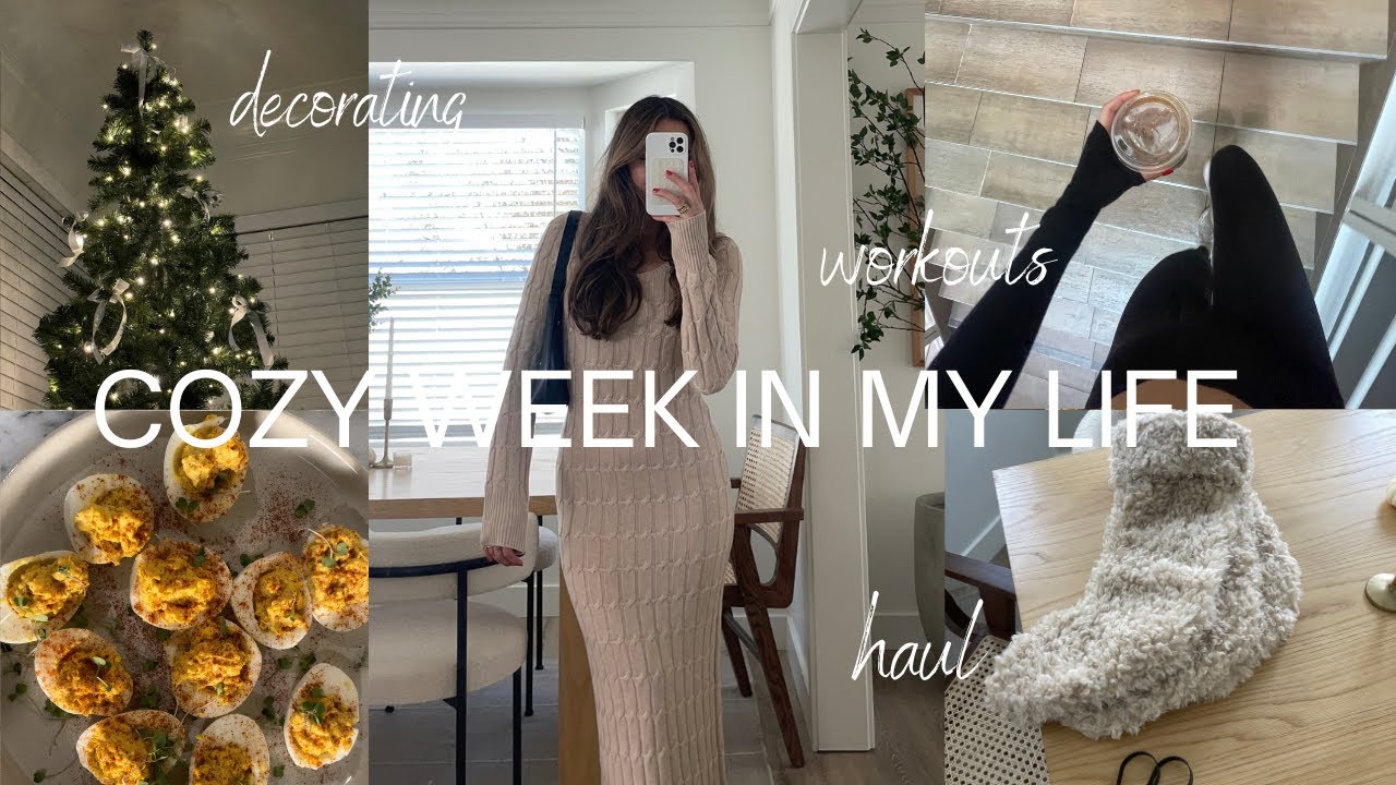SPEND A PRODUCTIVE WEEK W ME: decorating for Christmas, first wedding venue tour!! + holiday recipes