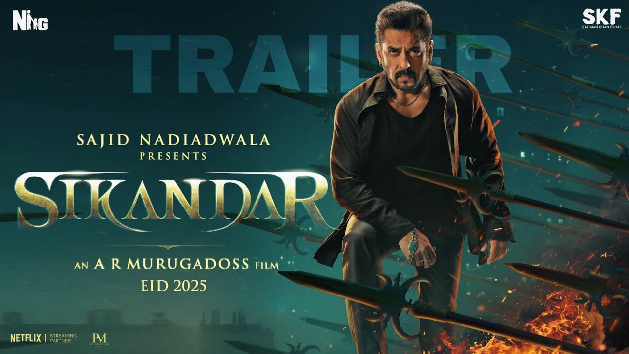 Sikandar | Official Trailer | Salman Khan | Rashmika M | Sajid Nadiadwala | AR Murugadoss | Eid 2025