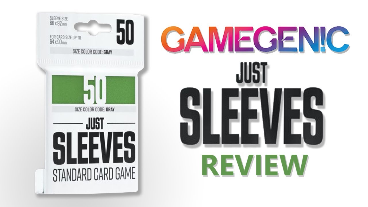 The Best Sleeves Series | Gamegenic: Just Card Sleeves Review