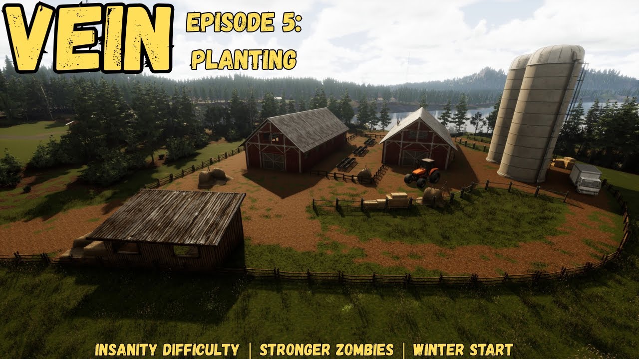 VEIN: Episode 5 'Planting' | Insanity Difficulty, Permadeath, Stronger Zombies, Winter Start