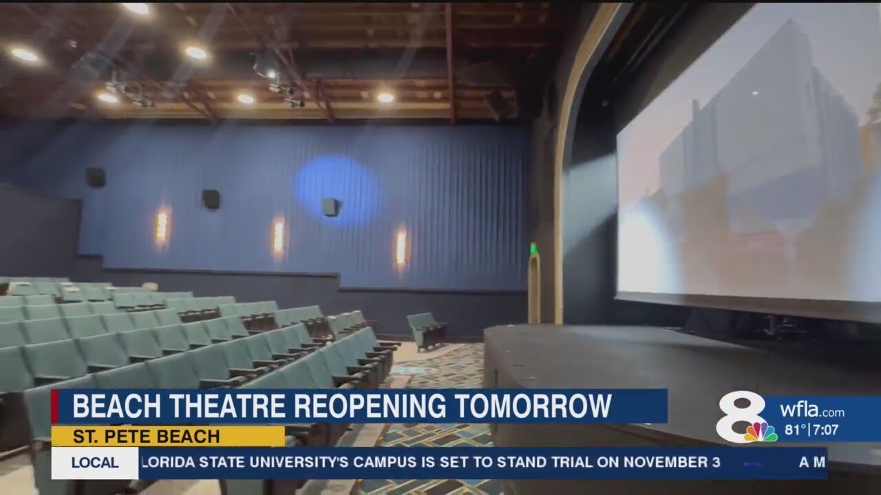 Historic Beach Theater Reopens After Major Renovation