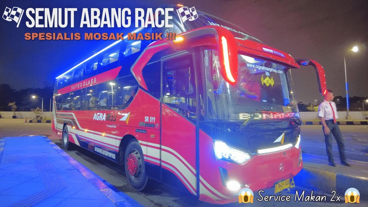 Urusan Perut Ditanggung Agra Mas !! Bus Nyaman Tanpa Tapi !! Jakarta - Surabaya with Agra Mas SR011