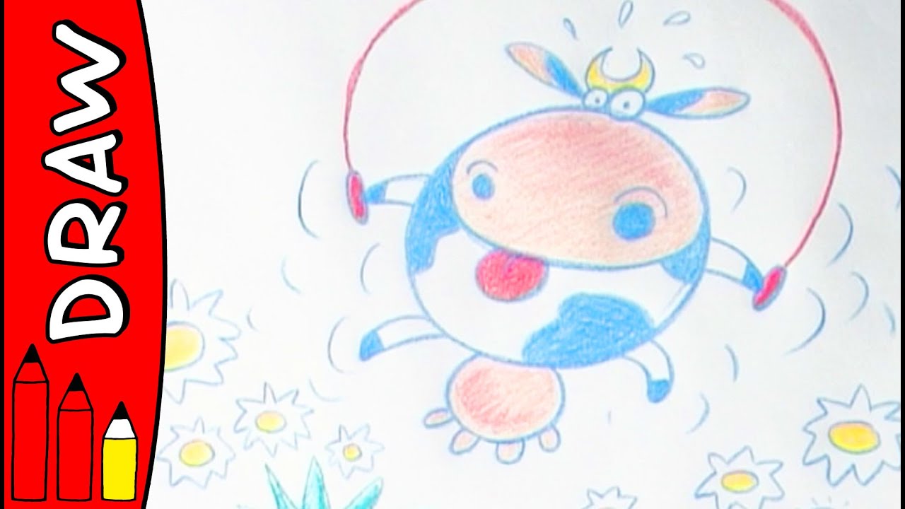 How To Draw A Cow | Art Ideas For Kids | Øistein Kristiansen