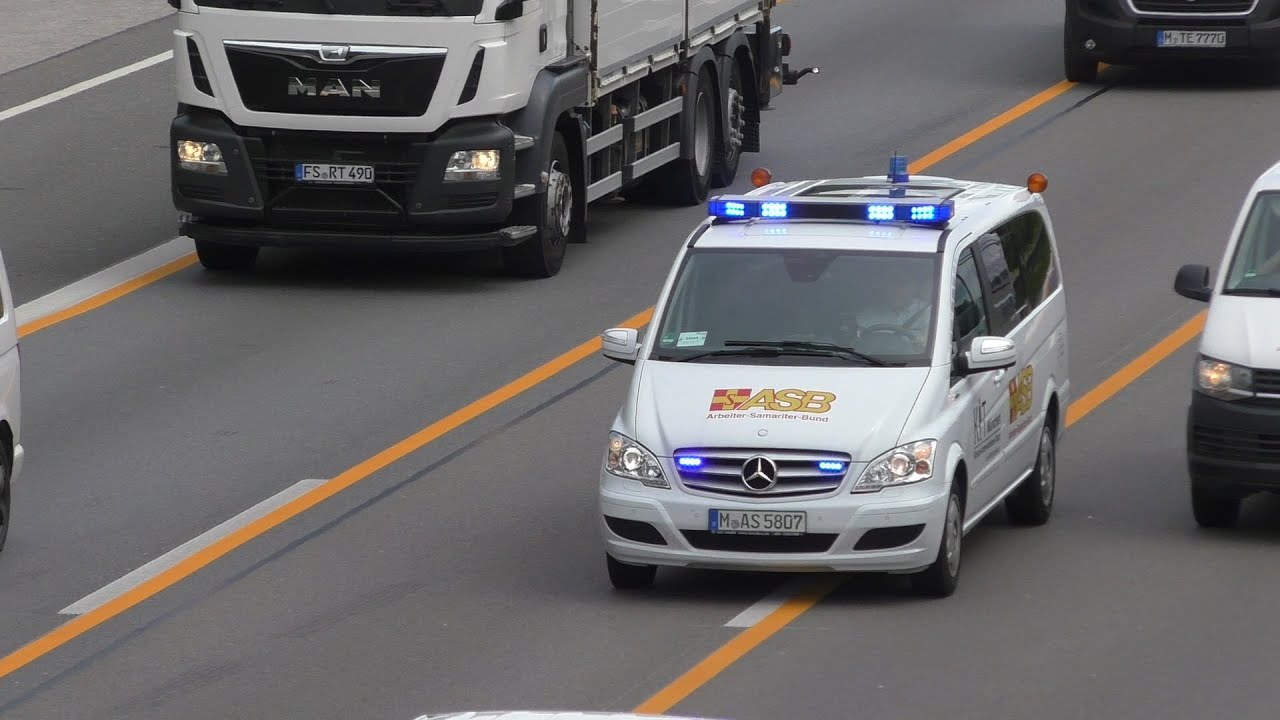 Kriseninterventionsteam KIT ASB M&uuml;nchen | Einsatzfahrt Autobahn