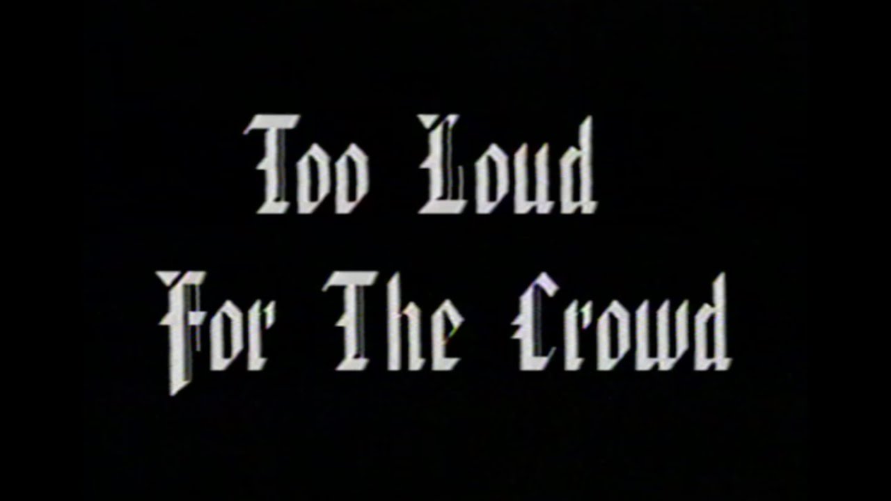 ONE FIFTY ONE   TOO LOUD FOR THE CROWD 1997 ( Brand new VHS, digitized!)