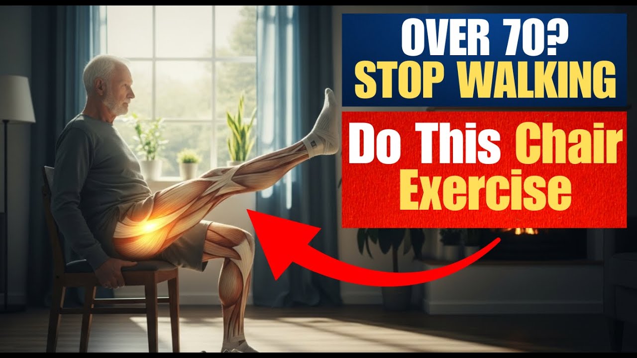 Over 70? Stop Walking, Do This 1 Chair Exercise Daily