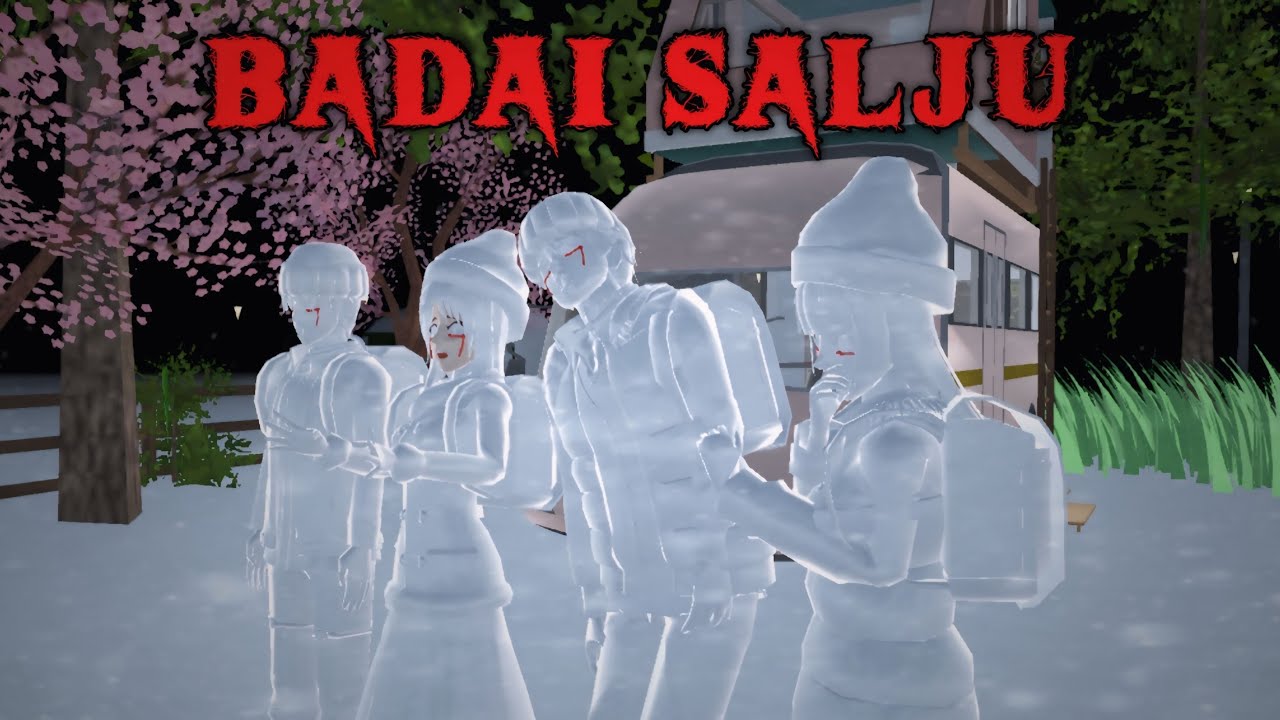 BADAI SALJU || HORROR MOVIE SAKURA SCHOOL SIMULATOR